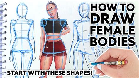 How to Draw a Female Body (with Pictures)